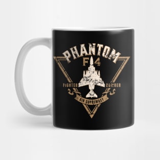 F-4 Phantom II Fighter Jet Aircraft Distressed Design Mug